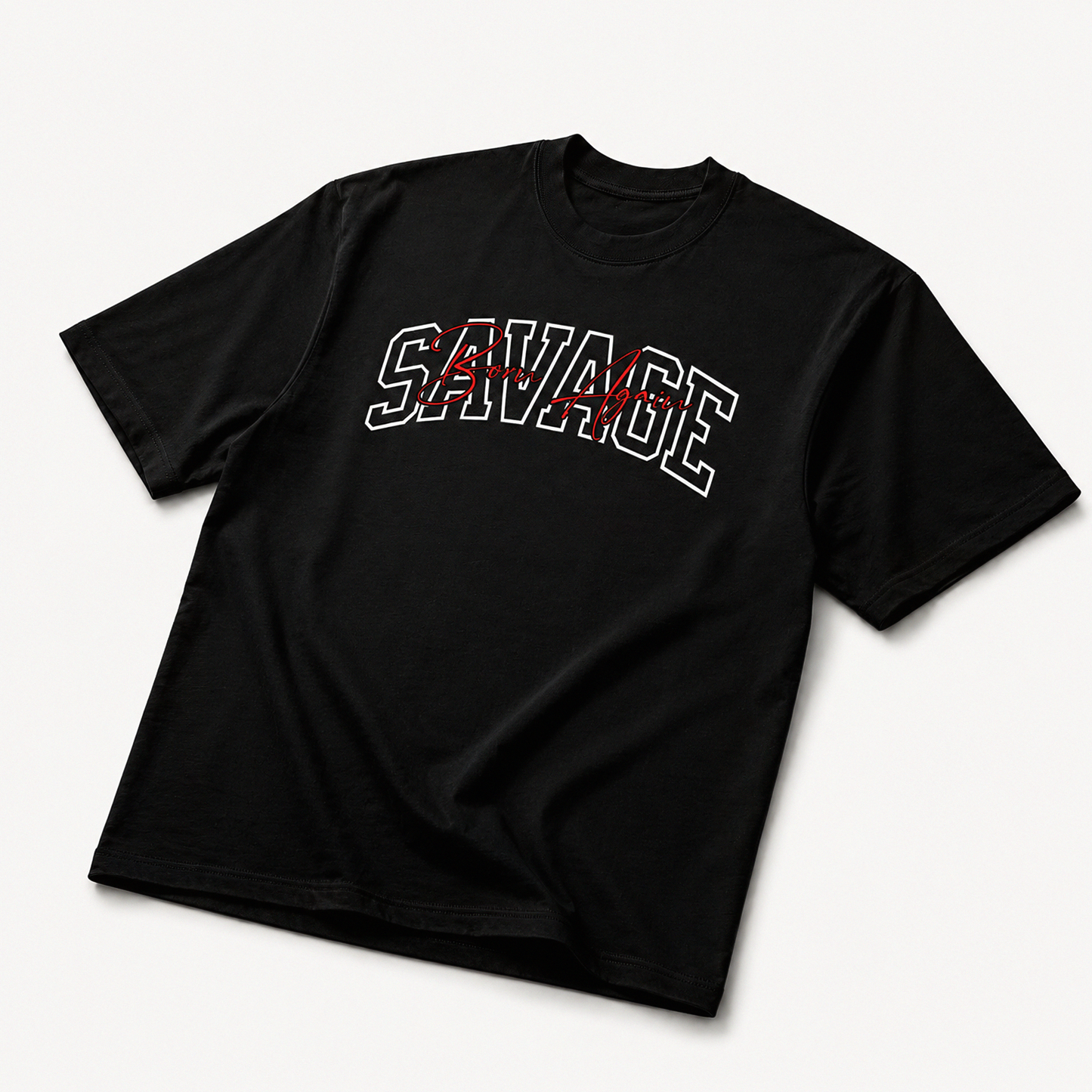 Varsity Black Tee