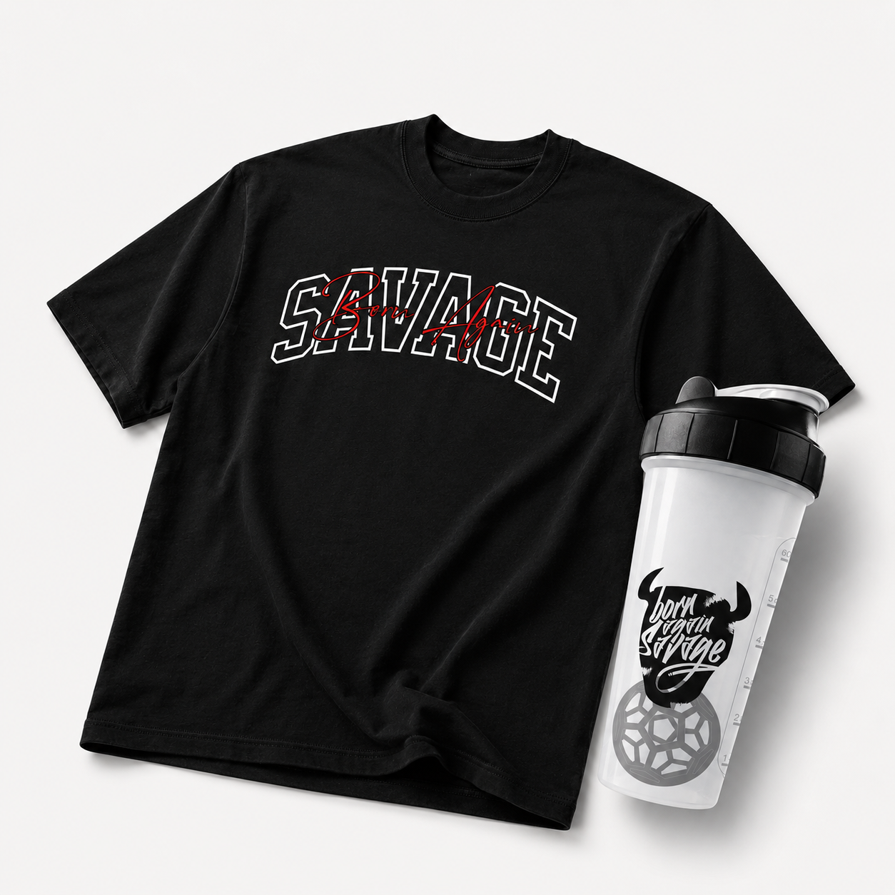 Gym Essential Pack (Tee + Shaker)