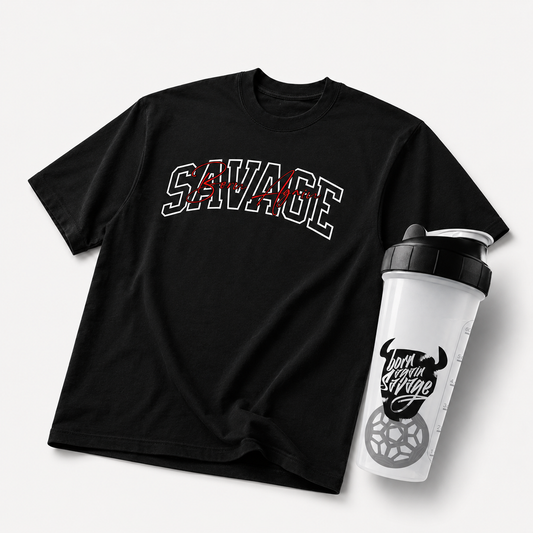 Gym Essential Pack (Tee + Shaker)