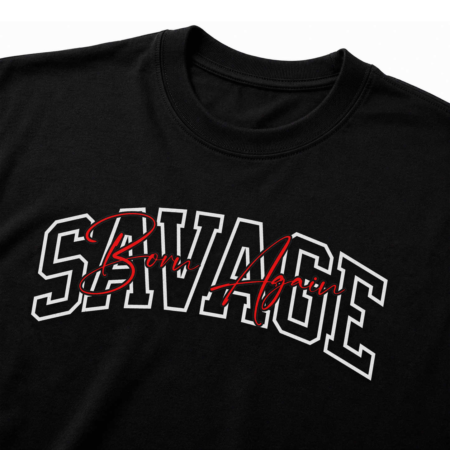 Varsity Black Tee