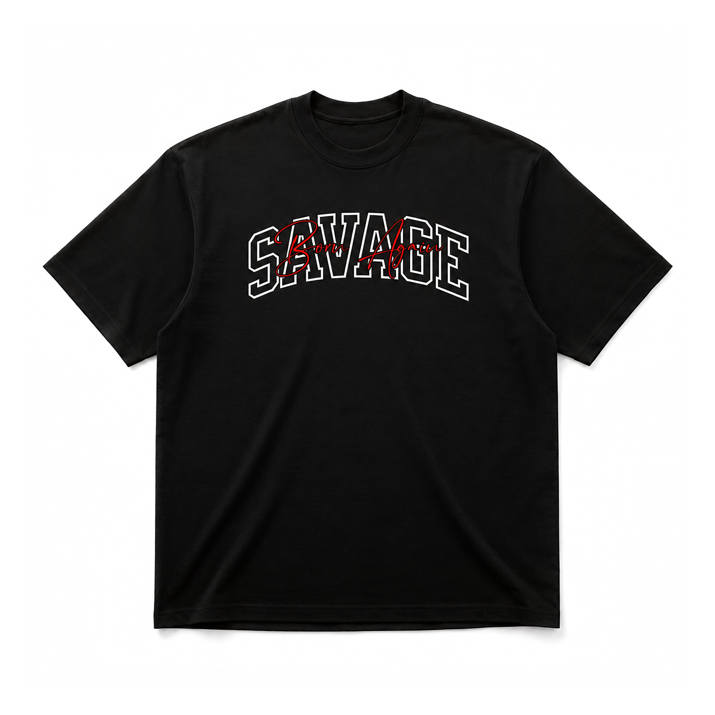 Varsity Black Tee