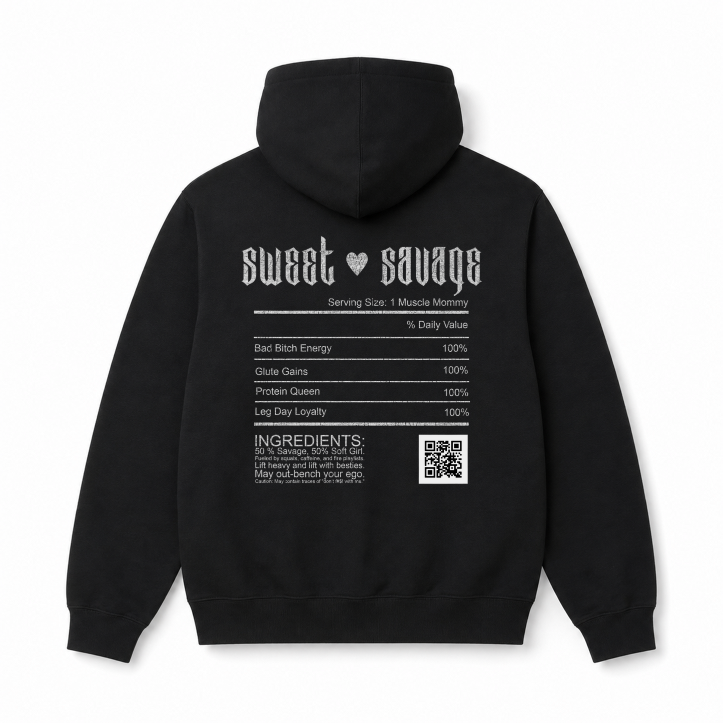 Sweet Savage Ingredients Hoodie
